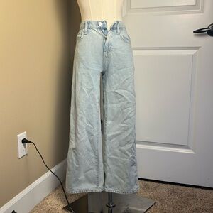 Old Navy Light Blue Wide Leg Girls Jeans